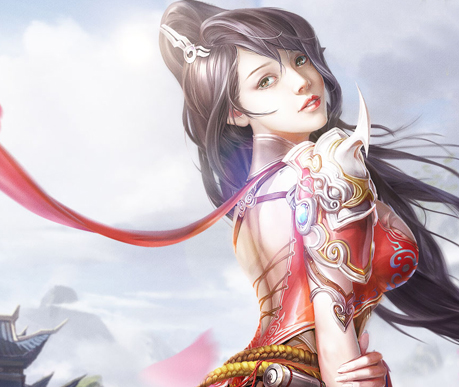 网站左边卡通图